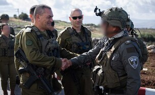 הרמטכ״ל בסיור במבצע בצפון השומרון (צילום: דובר צה"ל)
