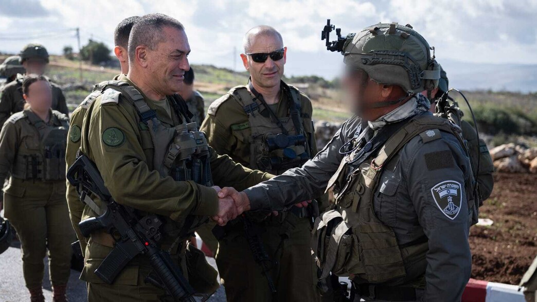 הרמטכ״ל בסיור במבצע בצפון השומרון