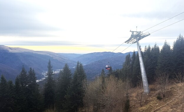 נוף רכבל סינאיה רומניה נוף רכבל סינאיה רומניה