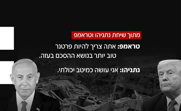 מתוך שיחת נתניהו טראמפ
