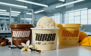 טורבו. גלידת חלבון של דני אבדיה (צילום: אפיק גבאי, יחסי ציבור)