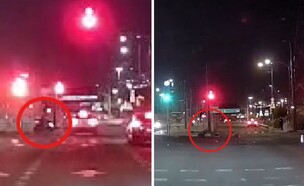 רוכב אופנוע נפצע קשה בהתנגשות עם רכב שעבר באדום