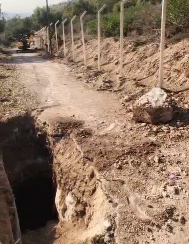 ה"מנהרה" שהתגלתה ביישוב על גבול הצפון