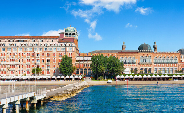 חזית מלון אקסלסיור לידו די ונציה אי איטליה 