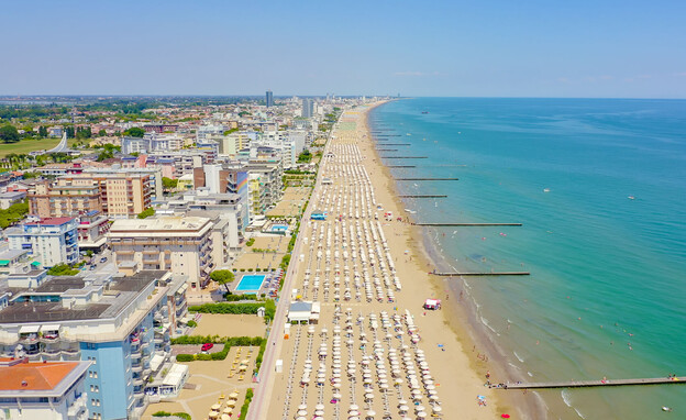 לידו חוף לידו די ונציה אי איטליה 