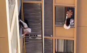 המאהבת שניסתה להסתתר מאשתו של הבעל הבוגד (צילום: ללא)