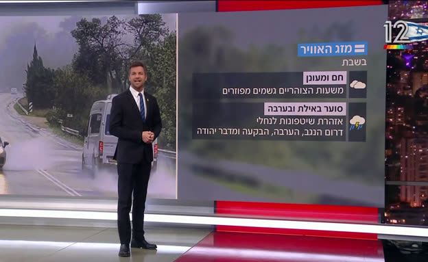 תחזית מזג האוויר: הגשם חוזר