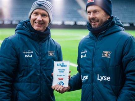 מאמני חודש נובמבר של הליגה הנורבגית (האתר הרשמי של ויקינג) (צילום: ספורט 5)