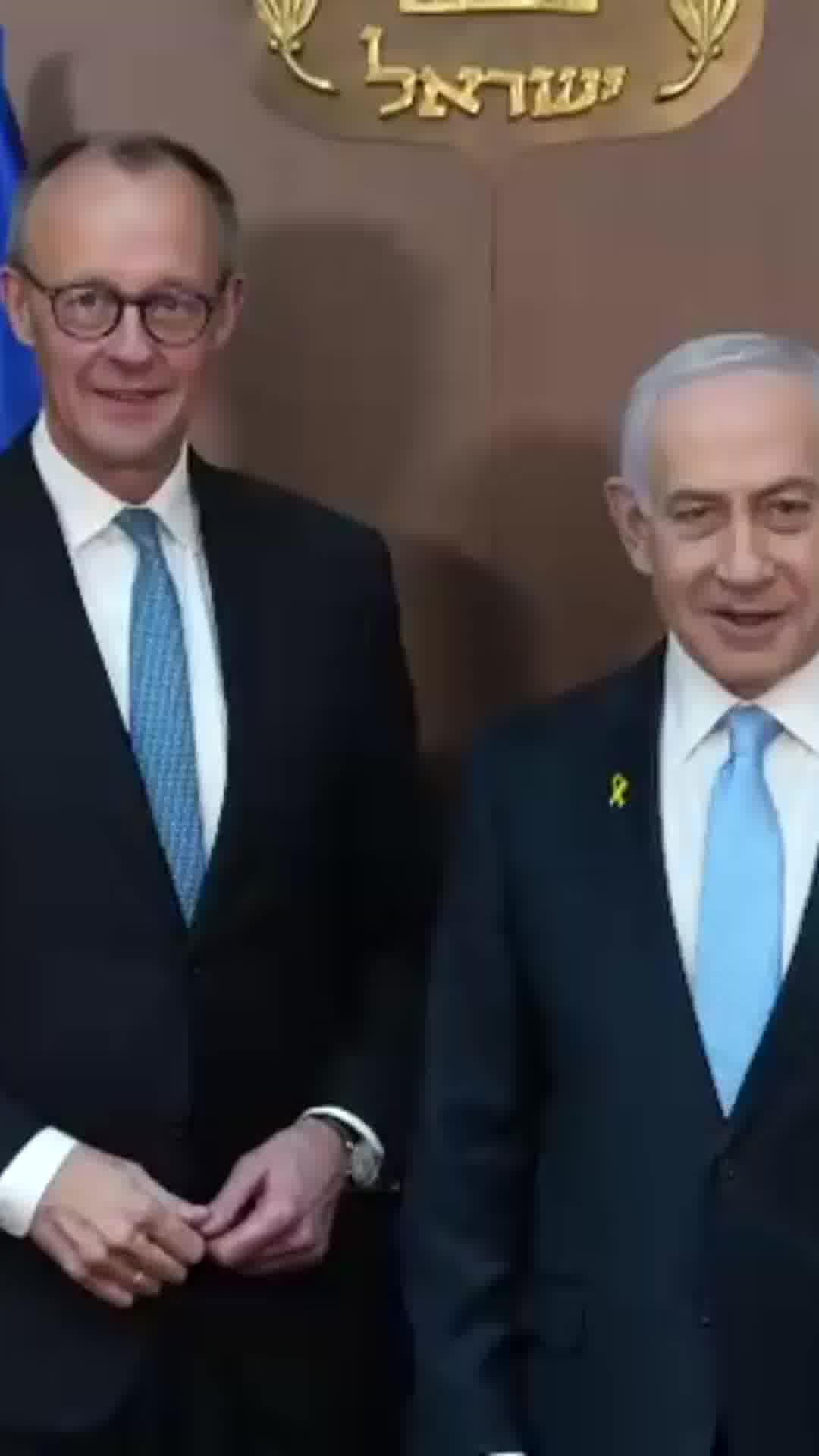 נתניהו וקנצלר גרמניה פרידריך מרץ מקיימים כעת פגישה מורחבת