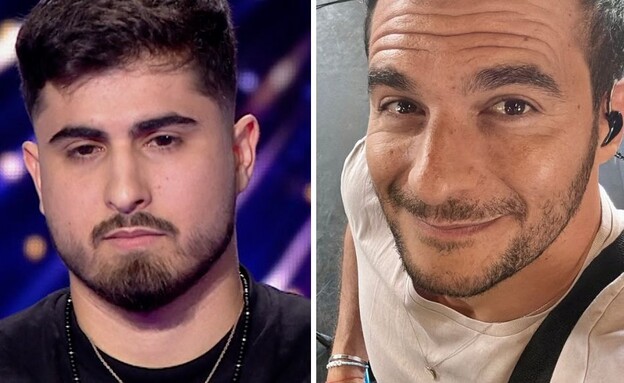 עמיר חדד, נוריאל ישר (צילום: עמיר חדד: מתוך אינסטגרם | נוריאל ישר: מתוך "הכוכב הבא של ישראל לאירוויזיון", קשת 12)