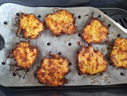 לביבות בנינג'ה - אייר פרייר. גרסת הלביבות הדקות