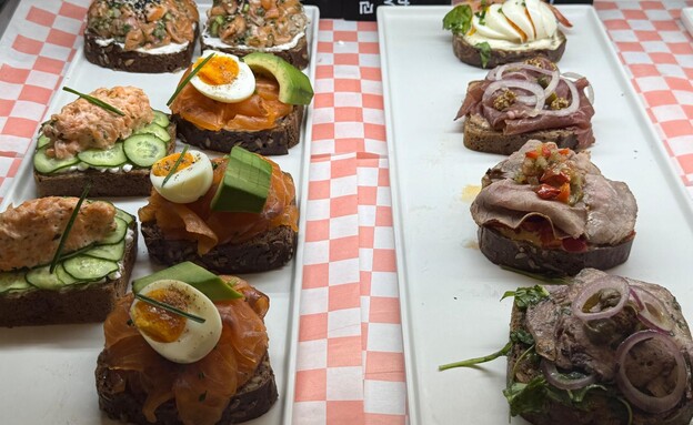 כריכים פתוחים בכל צבעי הקשת