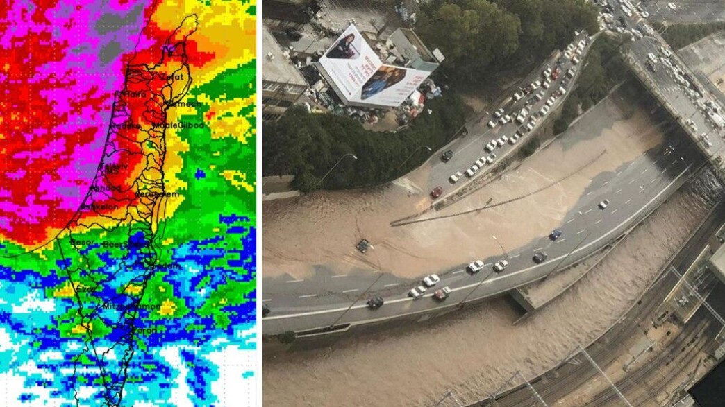 סופת ביירון בדרכה לישראל