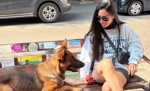 נגה צדוק, בעלת כלבה שהתלוננה על פקח שרדף אחריה הבי (צילום: באדיבות המצולמ.ת)