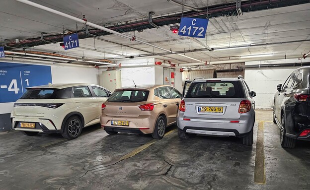 חניון המרכז הרפואי סוראסקי בתל אביב (צילום: Protasov AN, shutterstock)