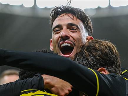 לוי חגג שער אדיר משלו (ברני ארדוב)