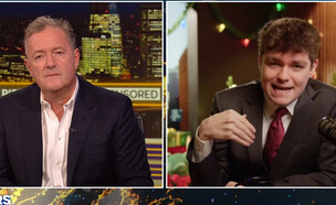  ניק פואנטס, פירס מורגן (צילום: Piers Morgan Uncensored, Youtube)