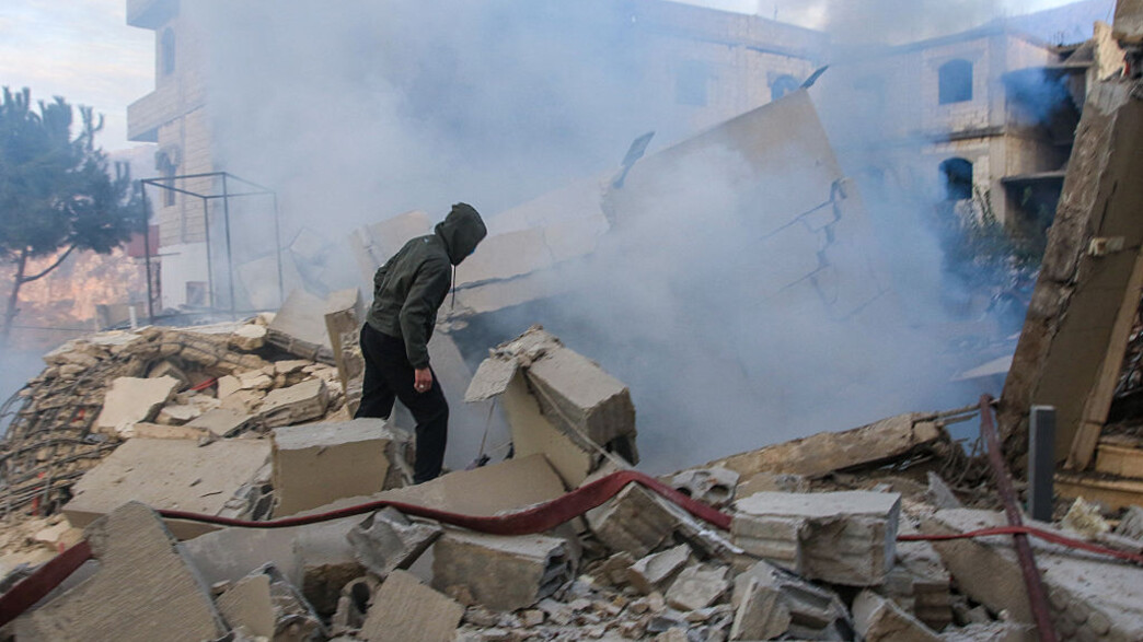 זירה שהותקפה מהאוויר זירה שהותקפה מהאוויר