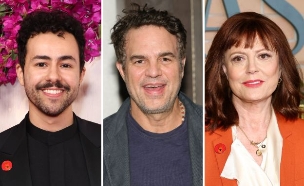 סוזן סרנדון, מארק רפאלו, ראמי יוסף (צילום: JC Olivera | Dia Dipasupil | Arturo Holmes/WireImage, Getty images)