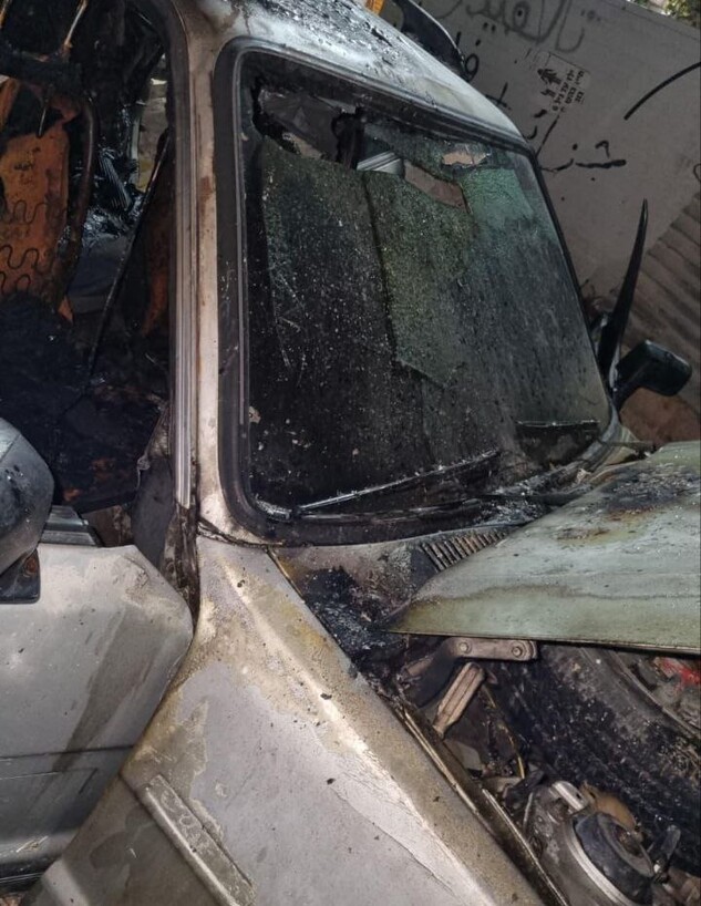 פורעים הציתו רכבים פלסטינים סמוך למראח רבאח פורעים הציתו רכבים פלסטינים סמוך למראח רבאח