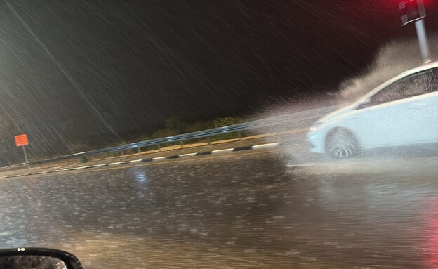 גשמים באזור השרון