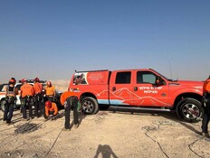 הצפות בכביש 90 שנחסם ונפתח, צפו במכ"ם הגשם המתעדכן