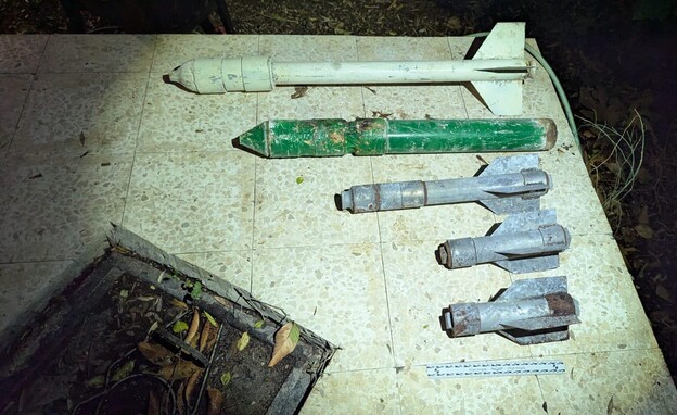 הרקטות ואמצעי הלחימה שאותרו בטולכרם הרקטות ואמצעי הלחימה שאותרו בטולכרם