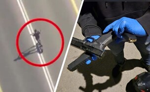 האקדח שנתפס, רוכב קורקינט (ארכיון)