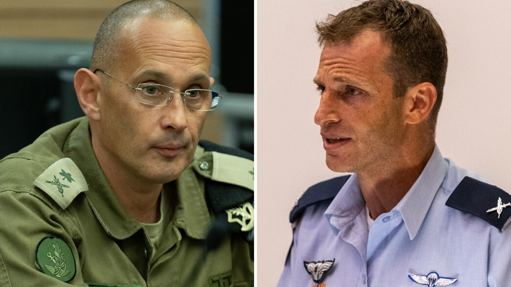 תא"ל עומר טישלר ואלוף אייל הראל