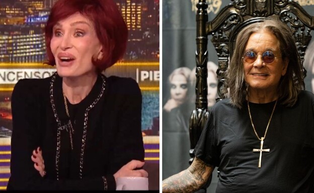 אוזי ושרון אוסבורן (צילום: Scott Dudelson/Getty Images)