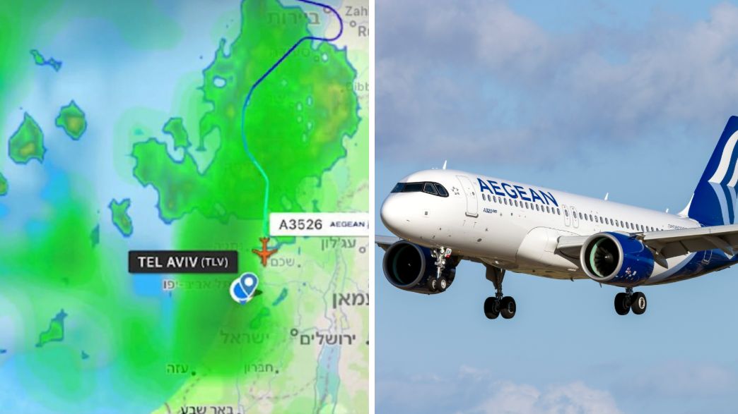 A plane full of Israelis had to pass by Beirut today