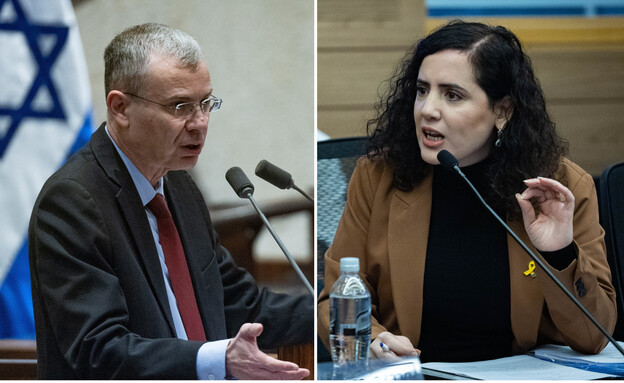 נעמה לזימי ויריב לוין (צילום: יונתן זינדל, פלאש 90)