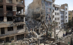 תקיפה ישראלית באיראן (צילום: Majid Saeedi, getty images)