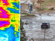 הכבישים שנותרו חסומים, וכמה משקעים ירדו ביומיים בלבד?