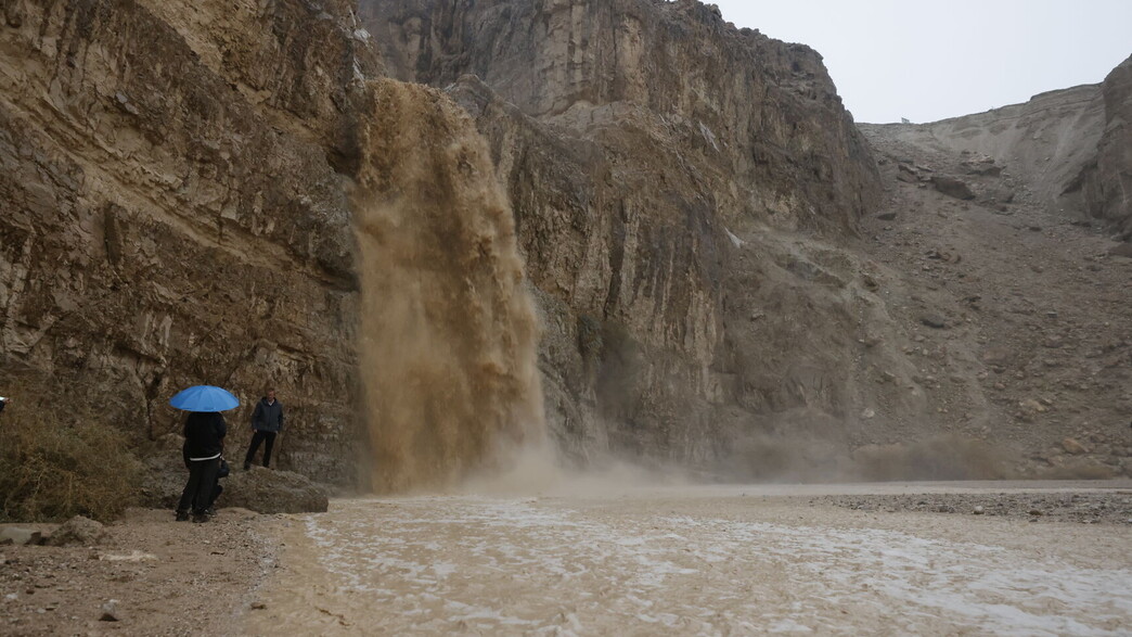 שיטפון בשמורת קומרן, מדבר יהודה שיטפון בשמורת קומרן, מדבר יהודה