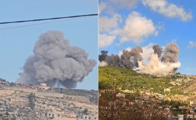 צה"ל תוקף בדרום לבנון צה"ל תוקף בדרום לבנון