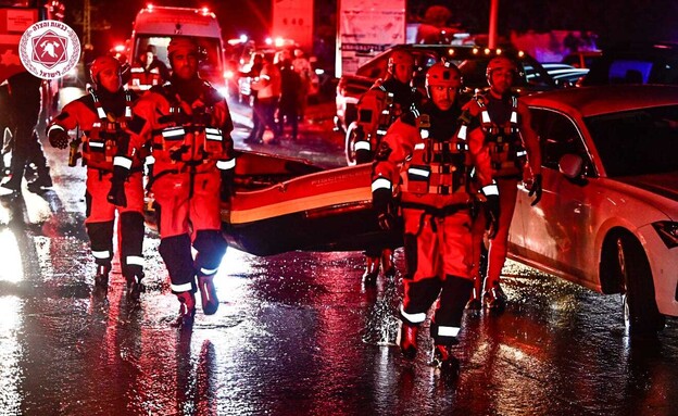 הצפות במהלך הלילה באזור אשקלון, שקמה וקריית גת הצפות במהלך הלילה באזור אשקלון, שקמה וקריית גת