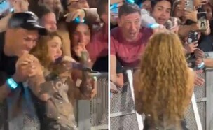 נשיקות, ידיים ומשיכות בשיער: המעריצים של שאקירה עוברים את הגבול  (צילום: מתוך הרשתות החברתיות לפי סעיף 27א' לחוק זכויות יוצרים)