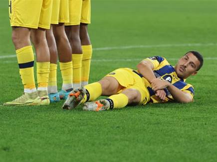 במכבי ת“א מודים: “חייבים להיראות יותר טוב“ (Photo by Alexander Has (צילום: ספורט 5)