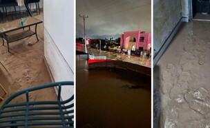 "יש פה בלגן שלם": התיעודים החריגים מהדרום אחרי הסערה