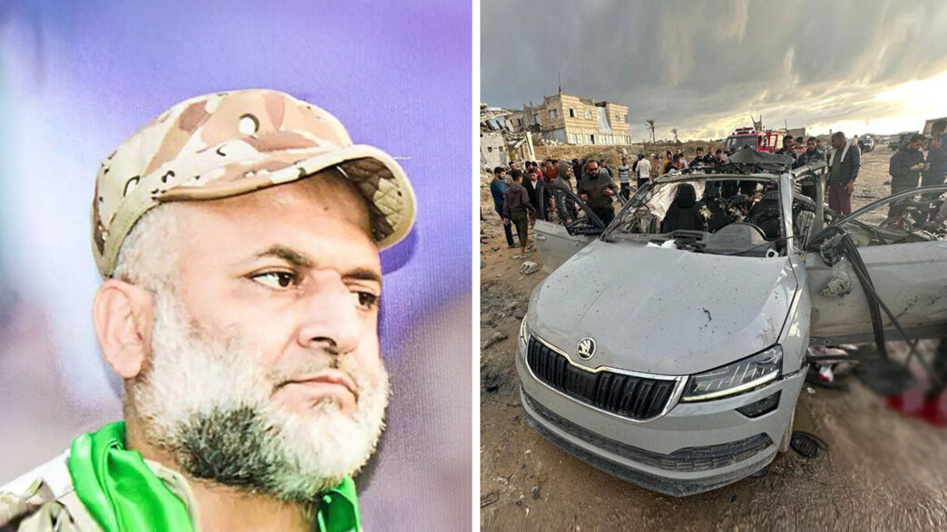 ראא'ד סעד וזירת התקיפה בעזה ראא'ד סעד וזירת התקיפה בעזה