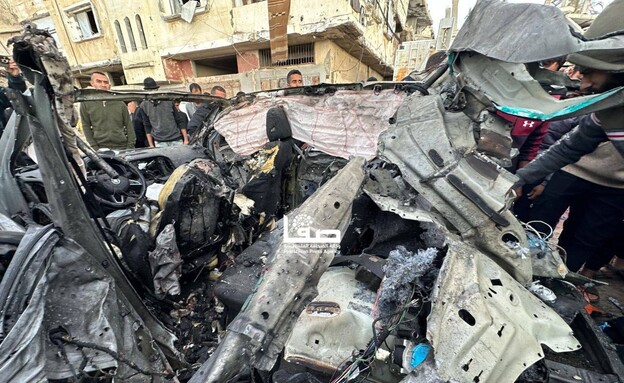 הרכב שהותקף: זירת ניסיון החיסול של ראאד סעד הרכב שהותקף: זירת ניסיון החיסול של ראאד סעד