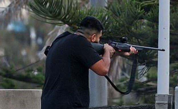 אחד היורים בבונדי ביץ' בסידני אוסטרליה אחד היורים בבונדי ביץ' בסידני אוסטרליה