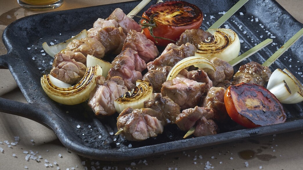 שיפוד שקדי עגל שיפוד שקדי עגל