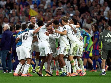 החגיגות בקלאסיקו. מכאן הדברים החלו להשתבש (Angel Martinez/Getty Im (צילום: ספורט 5)