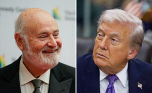 דונלד טראמפ, רוב ריינר (צילום: Reuters)