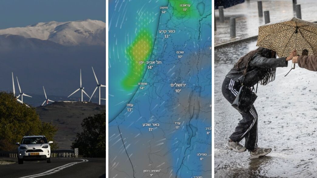 תחזית גשם תחזית גשם