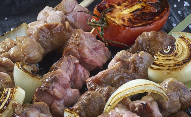 שיפוד שקדי עגל