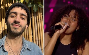 מנטמר טגניה, תמיר גרינברג (צילום: מנטמר טגניה: מתוך "הכוכב הבא של ישראל לאירוויזיון", תמיר גרינברג: מתוך אינסטגרם)