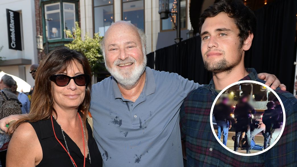 רוב ריינר, בנו ניק ואשתו מישל רוב ריינר, בנו ניק ואשתו מישל